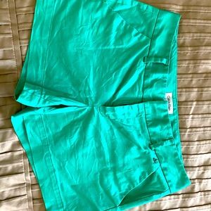 Green cute shorts